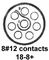 CINCH C48-00R18-8S-406