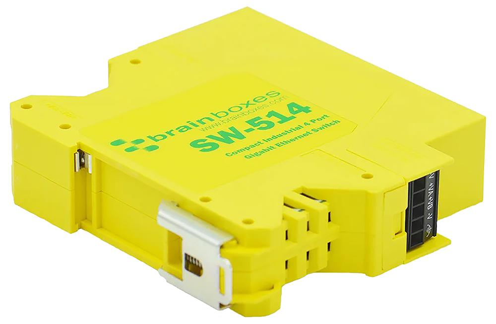 SW-514 BRAINBOXES, Switch, 4 Ports, Industrial, Gigabit