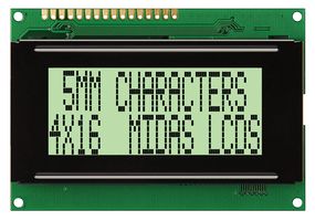 MIDAS DISPLAYS MC41605A6W-GPTLY
