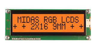 MIDAS DISPLAYS MD21609A6W-FPTLRGB