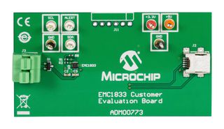 Microchip - ADM00773, vyhodnocovací deska vzdáleného teplotního čidla EMC1833
