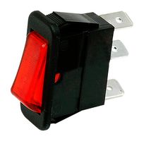 E-SWITCH R4JBLKRILEF3