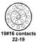 CINCH CONNECTIVITY SOLUTIONS CN0966A22A19PN-140